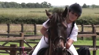 A Girl Greets A Man And Then Takes Him Aside For Some Hardcore Action