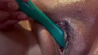 LATINAMILF SLIP N SLIDE ON THIS FRESH WAXED PUSSY