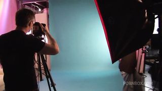 Blonde Roller Derby Captain Fucks The Camera Man During Her Calendar Shoot