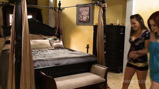 Cameron And Celeste Star Tear Up Boudoir Sheets In Lusty Lesbian Coupling