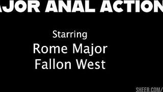 Ass Fucked Fallon West Gets Her Butt Blasted By Big Cock Rome Major!