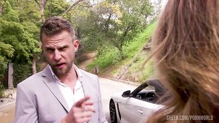 Hot MILF McKenzie Lee Offers Up Her Ass After Crashing Her Car GP2637
