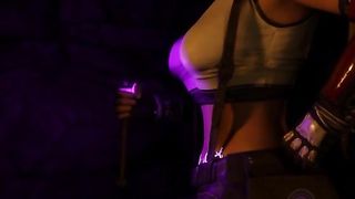 Lara Croft fell into the trap of a beauty with a magical strapon.