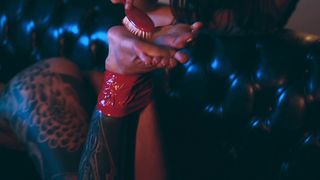 MISS BIMBY HAS MORE FUN TORMENTING SVETLANNA S TICKLISH FEET