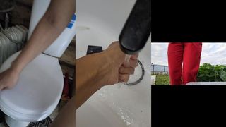 ТУАЛЕТ ФЕТИШ, МОЧА, БУМАГА ТУАЛЕТНАЯ .