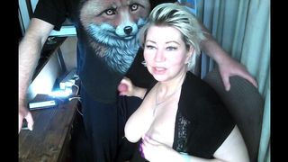 SEXY PRANKS OF A MATURE MARRIED COUPLE ON THE BALCONY...