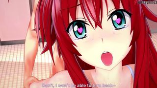 RIAS GREMORY FUCKED IN THE BATHROOM - FULL SCENE FOR REDS - HS DXD NTR MADNESS 10 - FULL MOVIE ON SHEER & PTRN: FANTASYKING3