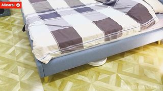 For the first time in his life, the stepson fucks his stepmother hard in anal. - Oh no, you went into the wrong hole, you bastard!