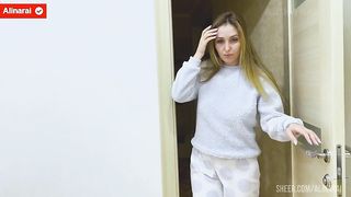 For the first time in his life, the stepson fucks his stepmother hard in anal. - Oh no, you went into the wrong hole, you bastard!