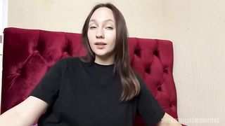 romantic brunette talks nicely with you and gets cock very hard, seduction online