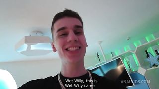 Backstage -Newbie Mila Ray and her first time in porn 1on1 with Monster cock