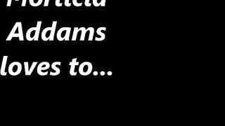 hot great Morticia Addams sexy cosplay