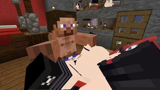 THE JENNY MOD FAPCRAFT MINECRAFT - ELLIE BEING THE TRUE GOTH GIRL WE WANT AND SEE HER GETTING FUCKED