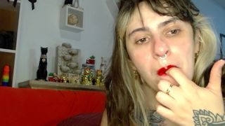 ATM FOR DILDOS AND COCK, THROATFUCK UNTIL FACIAL AND SWALLOW