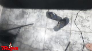 making of - da primeira vez que essa novinha recebeu uma gozada dentro do cu