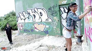 Jenny up Destroy gets her ass fucked by a corrupt cop