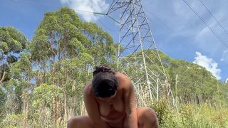 SEX OUTSIDE ON A HIKE! [4K]