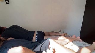 POLVO MANANERO CON MI CUNADA TERMINA EN ORGASMO CREMOSO