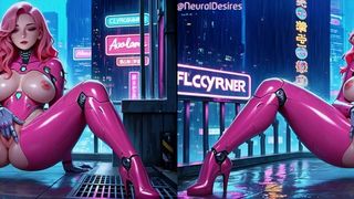 CYBERPUNK TEMPTRESS (SIDE-BY-SIDE VR) ~ AI-GENERATED
