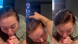 FACE FUCKING MY WIFE IN A HOTEL ROOM