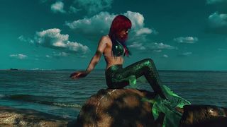 YOU RE SPYING ON A MERMAID