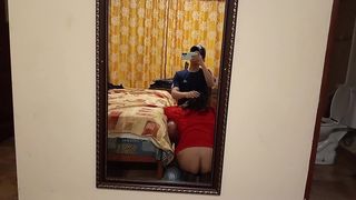 MI MADURA CRISTIANA ES ADICTA A MI VERGA, SU ESPOSO ESTA TRABAJANDO Y NO SABE NADA