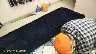 My maid was working. I wanted to have sex. So I had sex with my maid