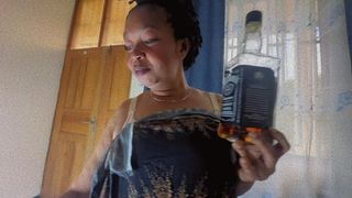 BBW STEPMOM FROM MOMBASA TWERKING AND SUCKING MY DICK