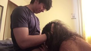 CON MI AMIGA DEL CAMPO DE 18 ANOS, VINO DESDE EL CAMPO PARA COGER CONMIGO, SE VOLVIO ADICTA A MI, SU NOVIO ESTA CULTIVANDO PAPAS