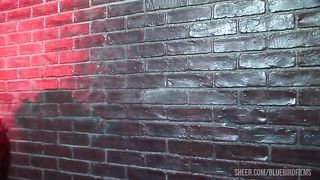 Super sexy blonde bangs her boss