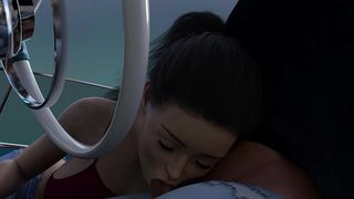 COLLEGE KINGS 132 – ROADSIDE PLEASURE: LAUREN’S BLOWJOB WHILE ALEX DRIVES