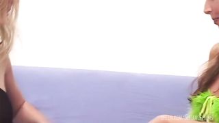 Five Hot Chicks Share One Dick In Hot Fffffm Group Sex Scene