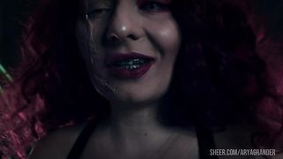 JOI jerk off instructions CEI cum eating instructor - Hot crazy MILF horror porn Evil Arya Grander