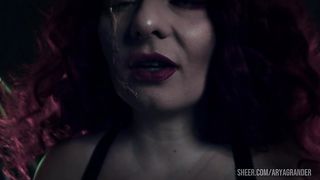 JOI jerk off instructions CEI cum eating instructor - Hot crazy MILF horror porn Evil Arya Grander