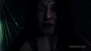 JOI jerk off instruction with strap-on - dominating horror witch dirty talking - MILF Arya Grander