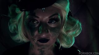 horror video JOI CEI jerk off cum eating instructions- hot scary witch Arya Grander - domination POV