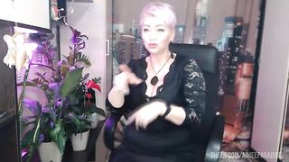 POV mature reverse cowgirl closeups! Hot MILF whore! Sexy grandma Aimee ))