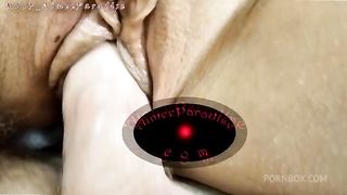 Sexy bbw mature slut desperately masturbates in the shower... Absolutely naked mature whore in the bathroom!