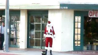 Alexis Silver Wears A Naughty Santa Outfit To Fuck A Guy