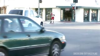 Alexis Silver Wears A Naughty Santa Outfit To Fuck A Guy