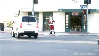 Alexis Silver Wears A Naughty Santa Outfit To Fuck A Guy