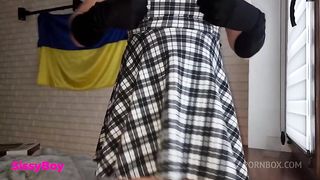 MY BROTHER BECOMES MY SISTER- SISSY. Sissy cums in a chastity cage. SYSSIFICATION.