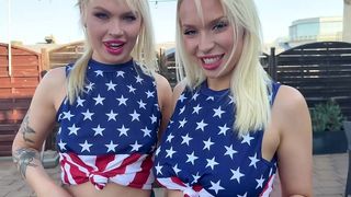 HUNK MR. TEXAS DRILLS BLONDE SLUTS GRETA FOSS & VERA JARW S HOLES RAW!