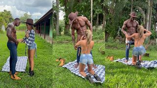 NEGAO BBC CASEIRO . FODE CASADA PATROA HOTWIFE NA FAZENDA / PARTE 1