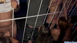 INSANE ORGY IN THE SWING HOUSE: 4 MEN AND 4 WOMEN IN HOT GROUP WITH CUMSHOTS - HD