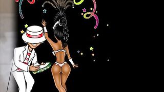 Fodendo uma Pretinha que conheci no Carnaval