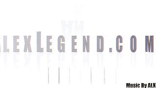 Hot Hunk Alex Legend Bangs UK Ava Dalush And Cums On Her Feet!