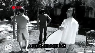 The hot Hailey make blowjob in the garden and anal sex in the room