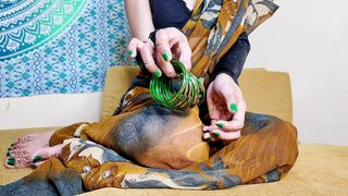 HORNY INDIAN LADY FUCKING HER NEIGHBOR BECAUSE HER HUSBAND ISN T AROUND.