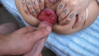 POV - ASS GAPING TO PROLAPSE, ATM & SQUIRT EVERYWHERE